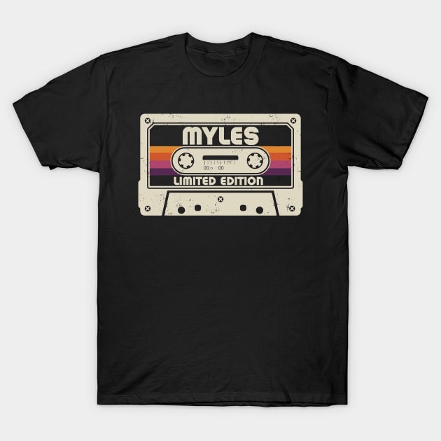 Myles Name Limited Edition T-Shirt by Saulene